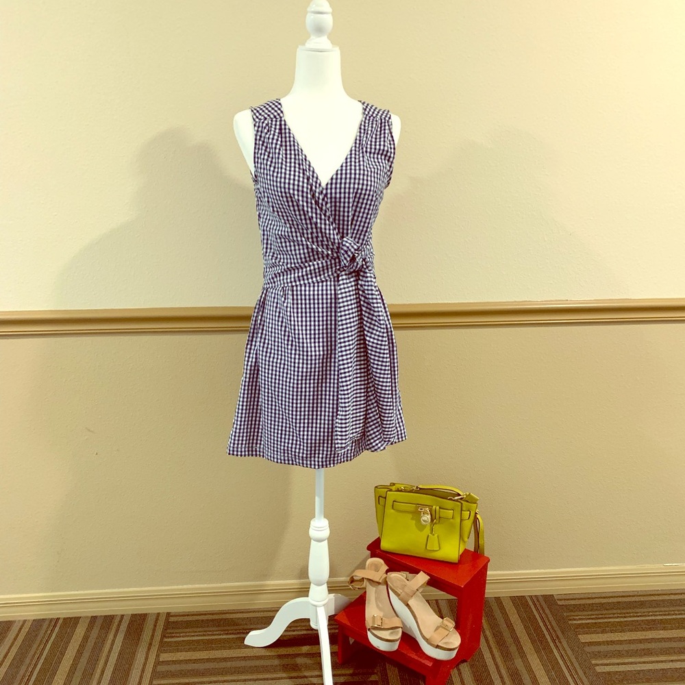 Style Envy gingham , blue & white Cute Dress💙